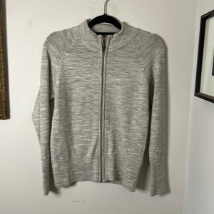 Newcastle Wool Blend Zip Front Cardigan Medium